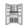 Lodówka MPM 503-SSI-13/D Multidoor Slot-In No Frost 190,2cm Czarne Szkło Do Obudowy 505L - 1502630 - zdjęcie 5